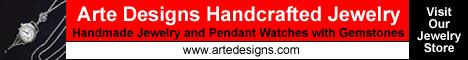 Arte Designs Handcrafted Jewelry - Unique Handmade Jewelry and Pendant Watches